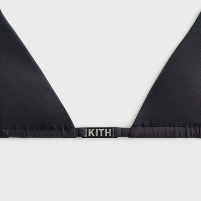 Women Kith Kith Women Talia II Tie Top - Black