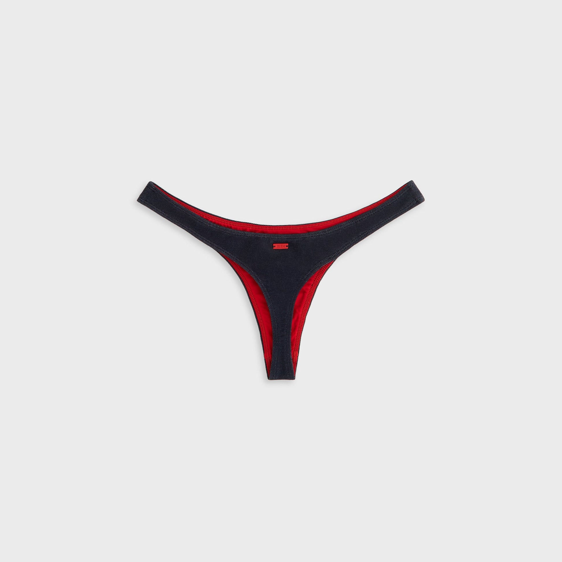 Women Kith Kith Women Teegan High Cut Thong Bottoms - Nocturnal