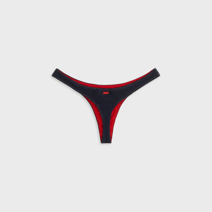 Women Kith Kith Women Teegan High Cut Thong Bottoms - Nocturnal