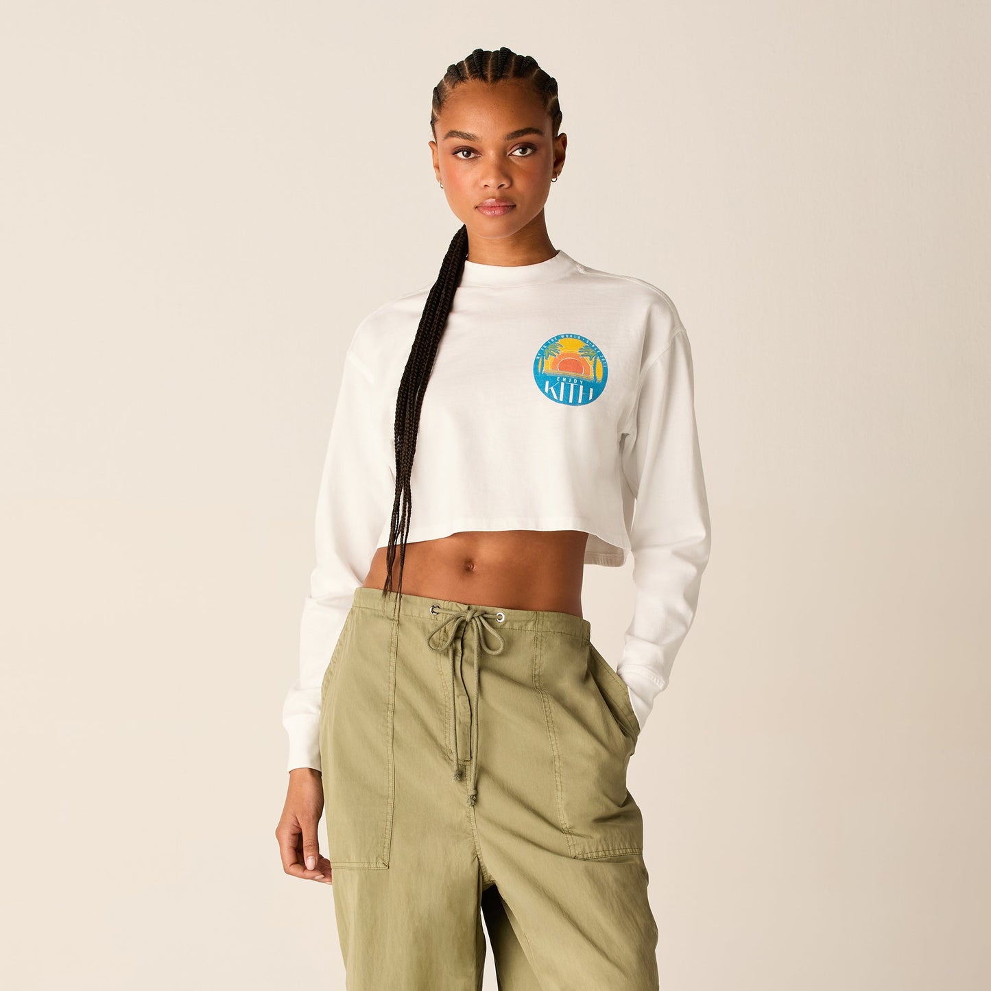 Women Kith Kith Women Jasper Long Sleeve - White