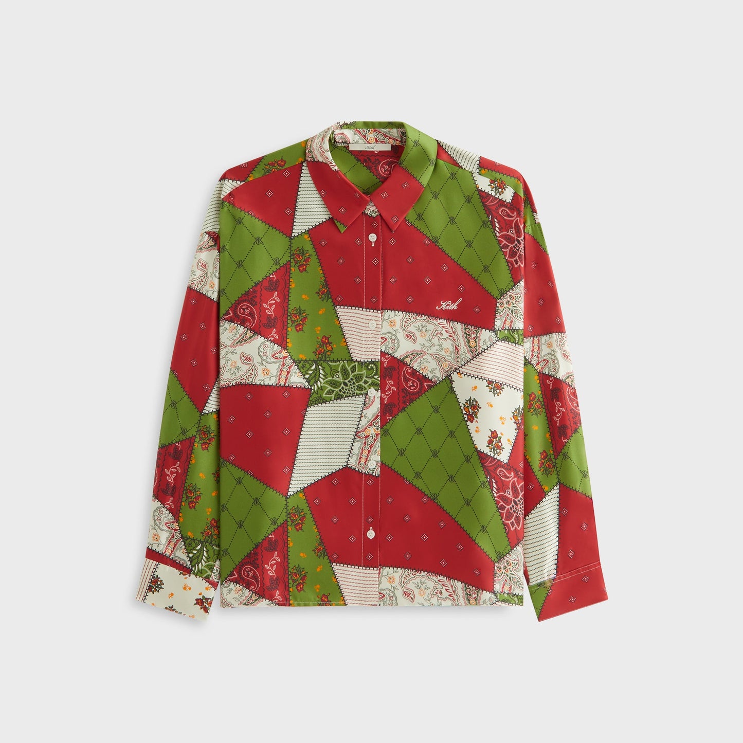 Women Kith Kith Women Siena Patchwork Print Shirt - Kyoho