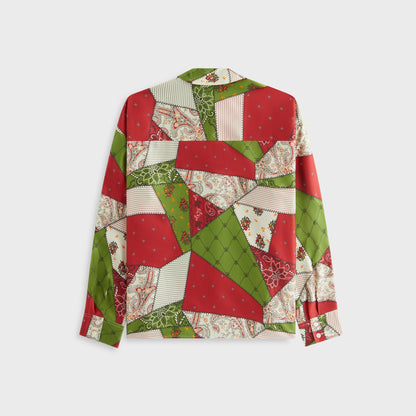 Women Kith Kith Women Siena Patchwork Print Shirt - Kyoho