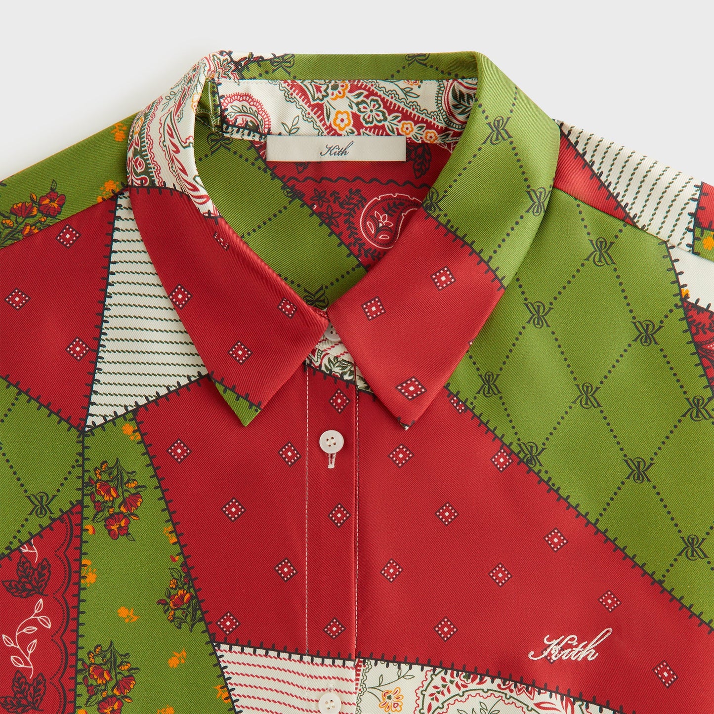 Women Kith Kith Women Siena Patchwork Print Shirt - Kyoho