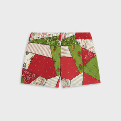 Women Kith Kith Women Thea Patchwork Print Short - Kyoho