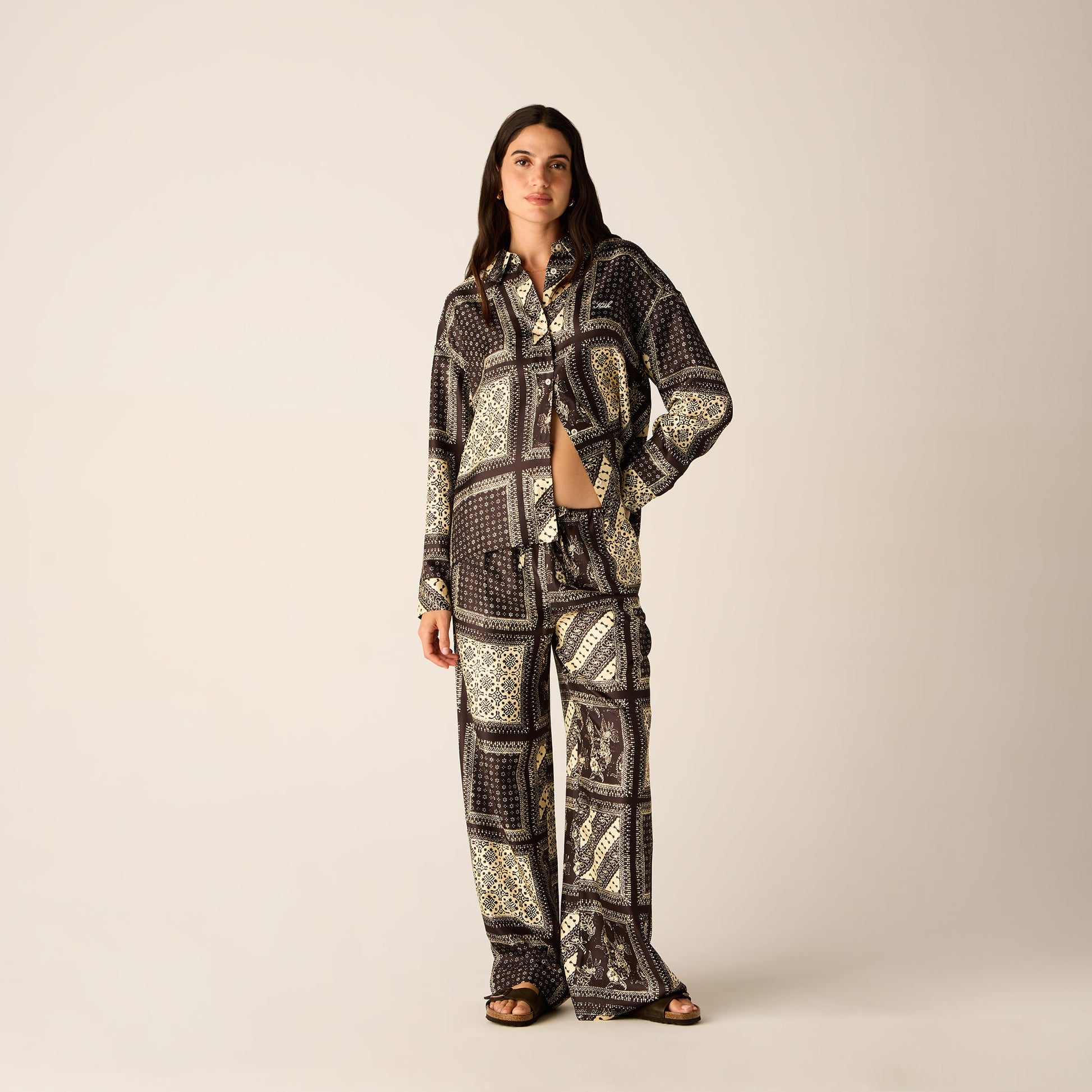 Women Kith Kith Women Michi Batik Block Print Pant - Incognito