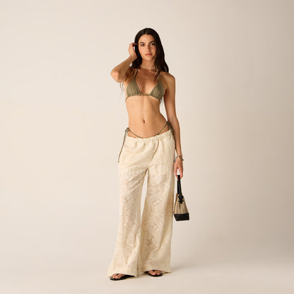Women Kith Kith Women Ida Paisley Gauze Pant - Waffle