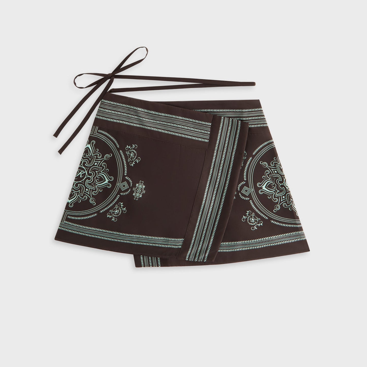 Women Kith Kith Women Mako Medallion Wrap Skirt - Incognito