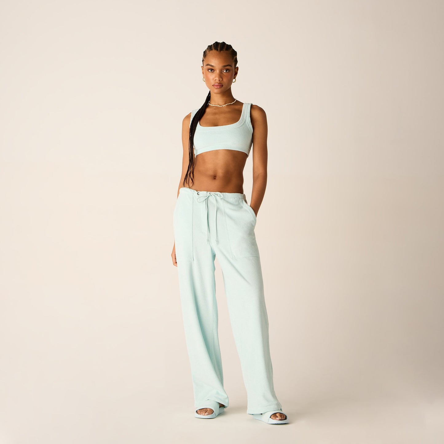 Women Kith Kith Women Doyers III Towel Terry Pant - Helium