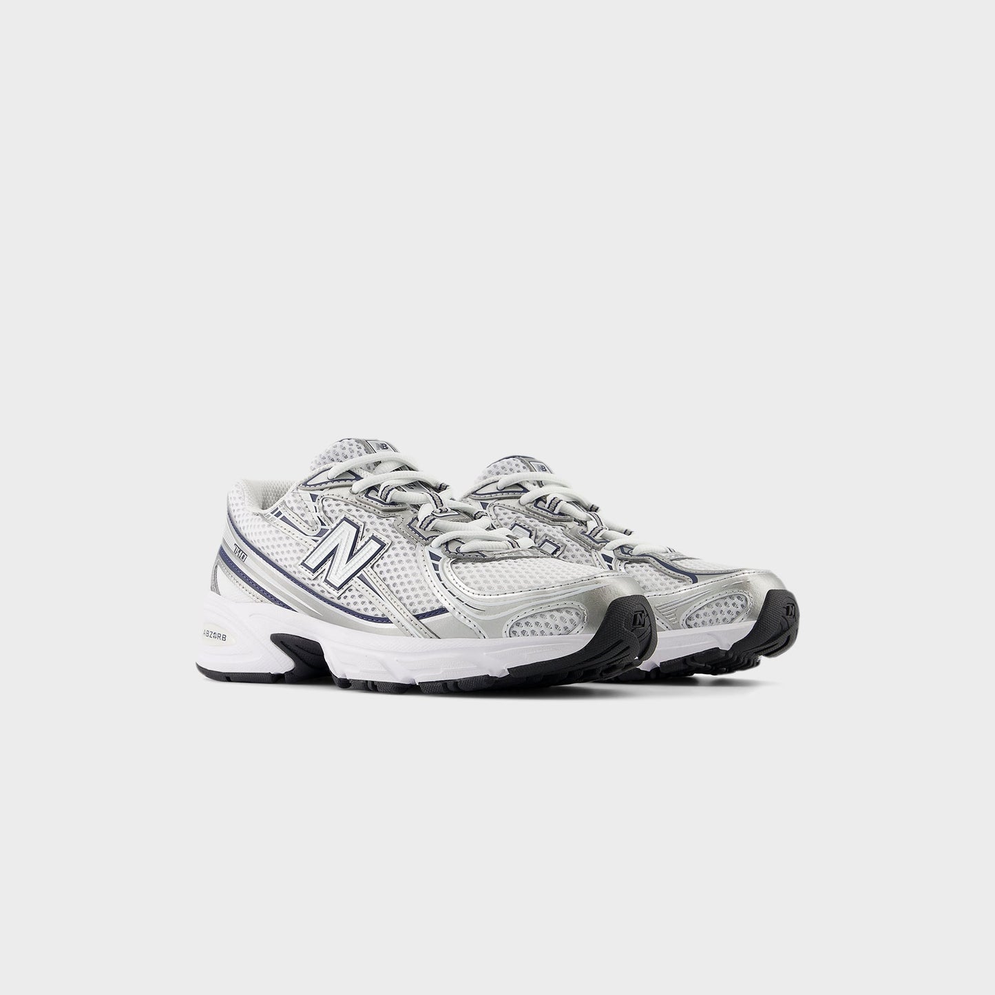 Kids Kith New Balance GS 740 - Nb Navy / White