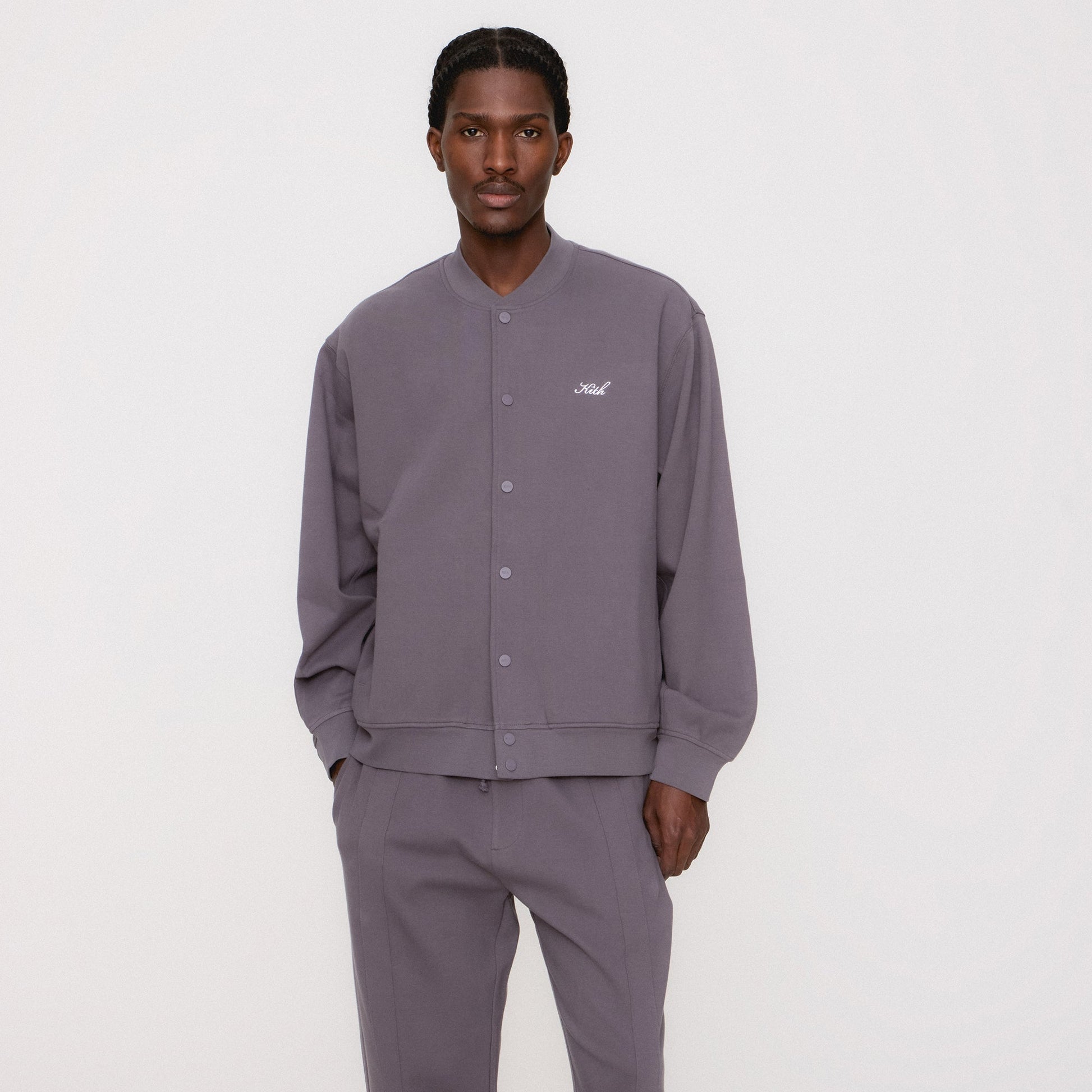 Men Kith Kith Marvin Bomber Jacket - Thunder