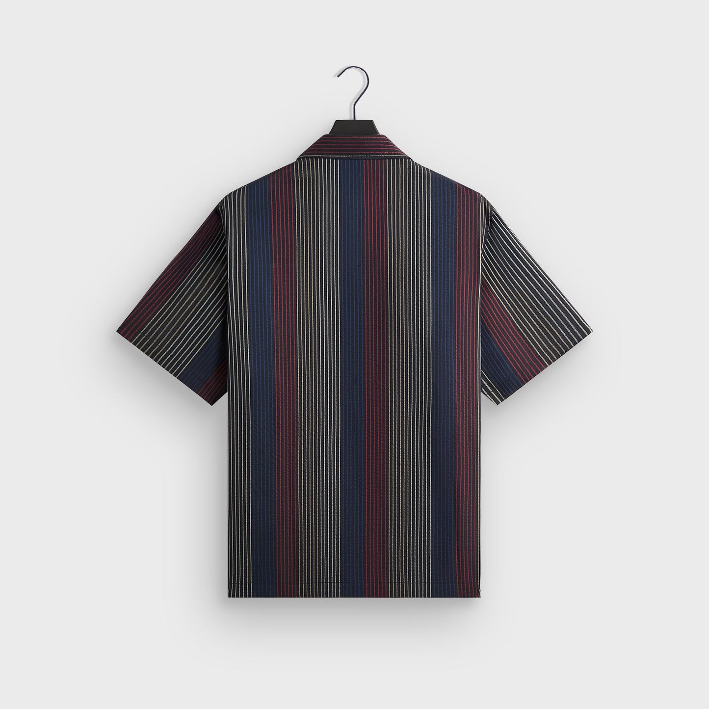 Men Kith Kith Seersucker Boxy Collared Overshirt - Nocturnal