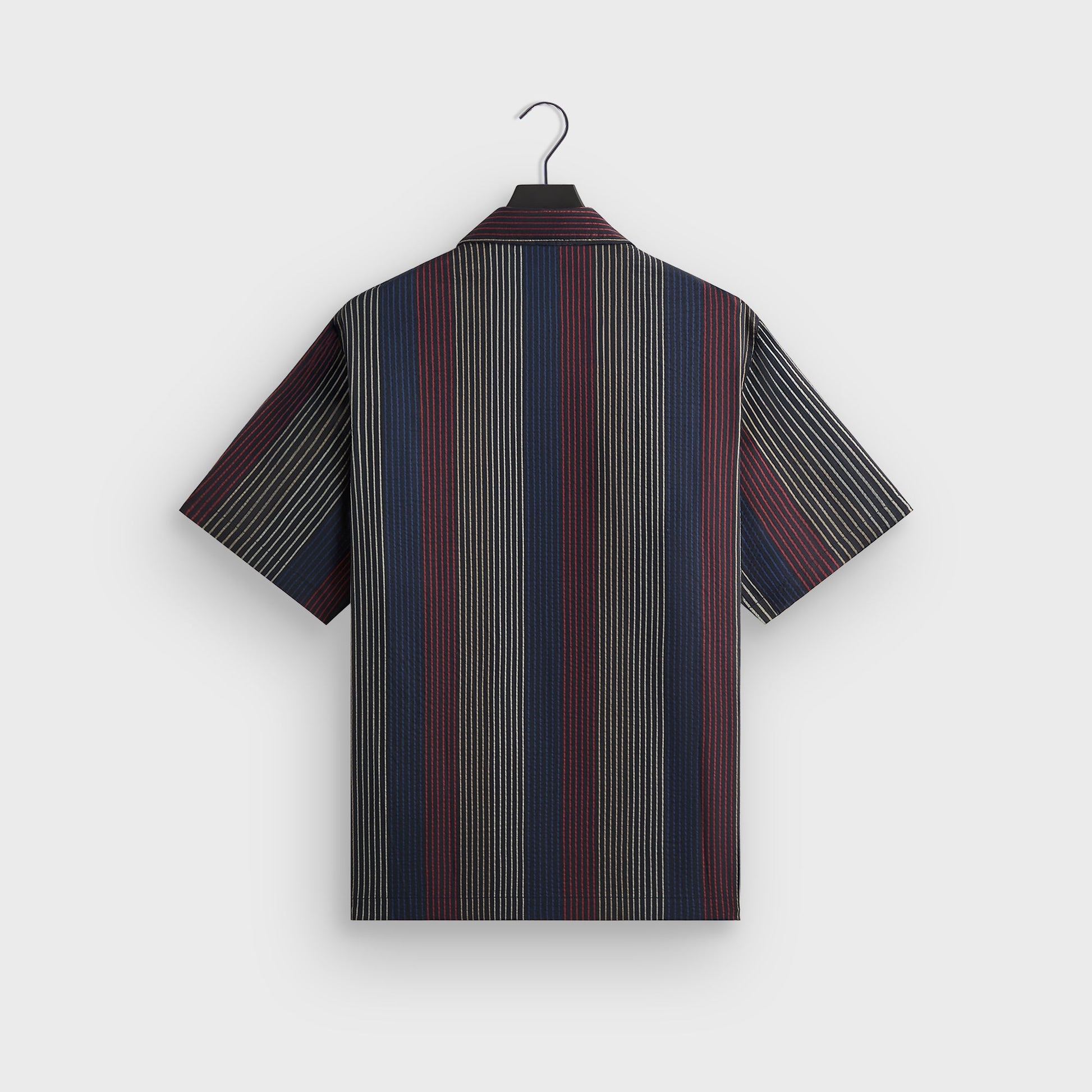 Men Kith Kith Seersucker Boxy Collared Overshirt - Nocturnal