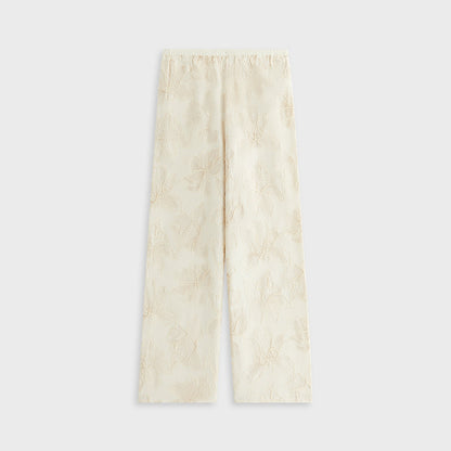 Women Kith Kith Women Ida II Floral Embroidered Pant - Sandrift