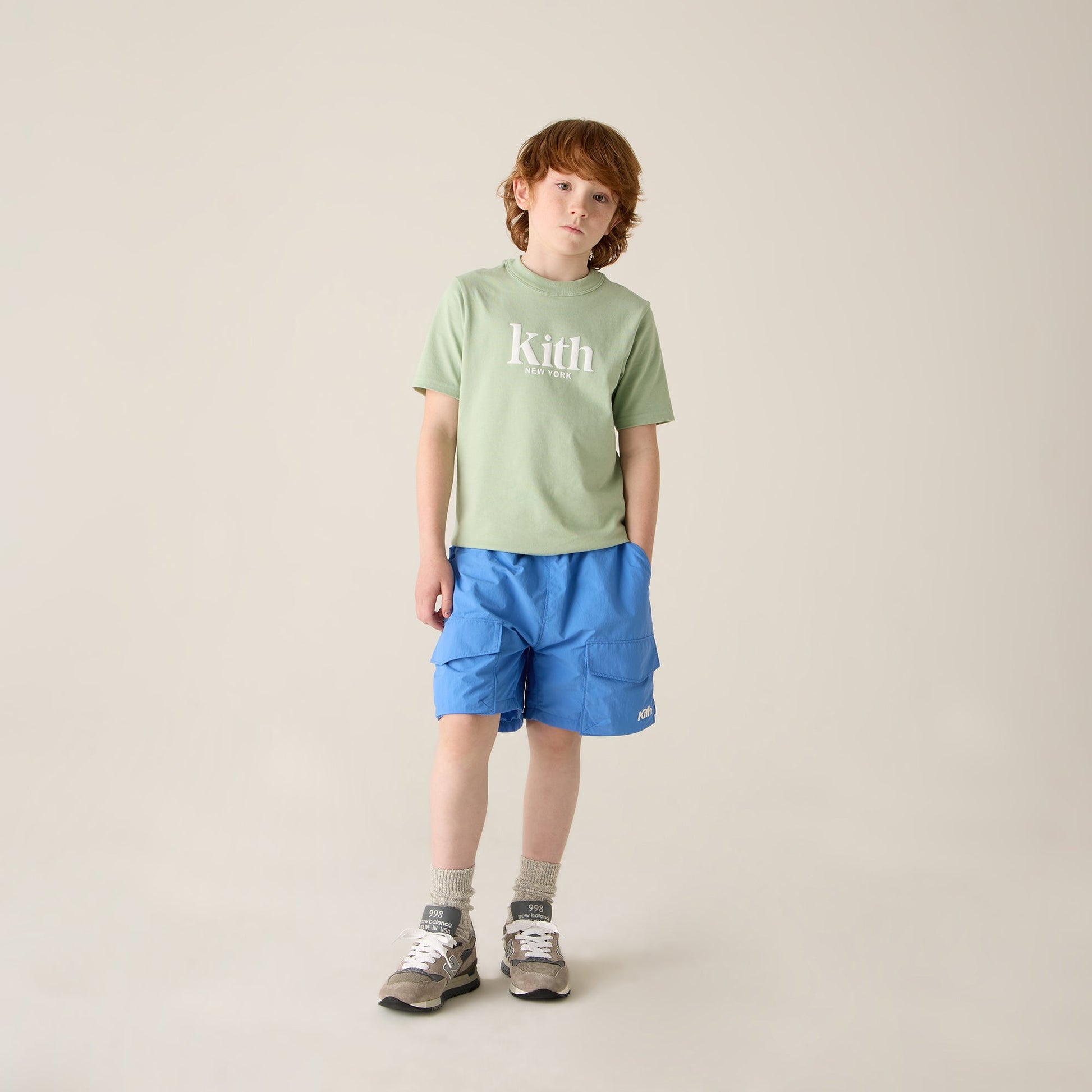 Kids Kith Kith Kids Boreum Short - Marina