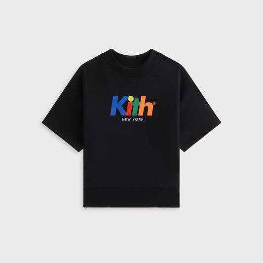 Kids Kith Kith Kids Nelson Short Sleeve Crewneck - Black