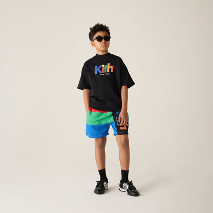Kids Kith Kith Kids Nelson Short Sleeve Crewneck - Black
