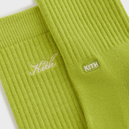 Women Kith Kith Women Script Classic Crew Sock 3-Pack - Multi