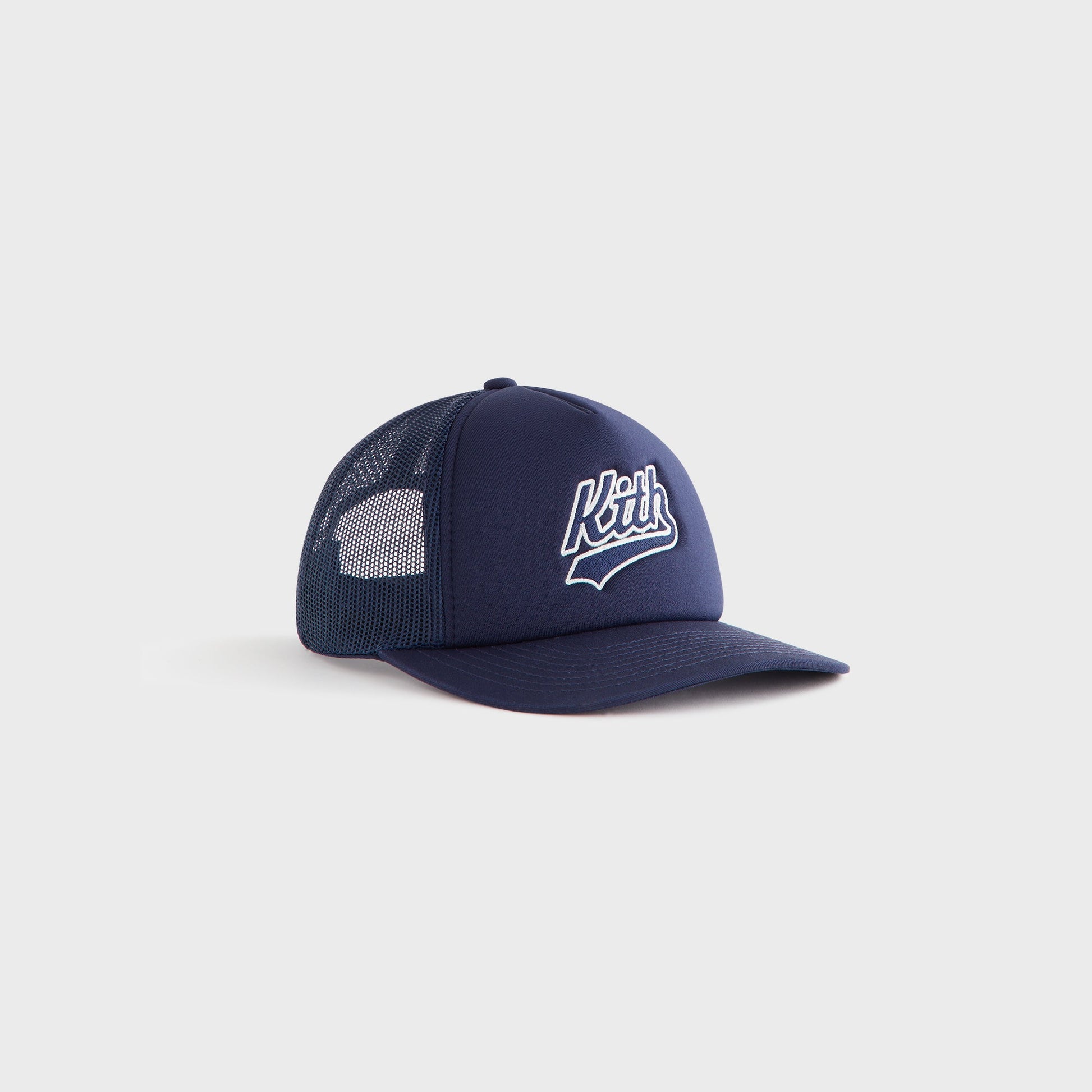 Kids Kith Kith Kids Varsity Logo Trucker Hat - Vista