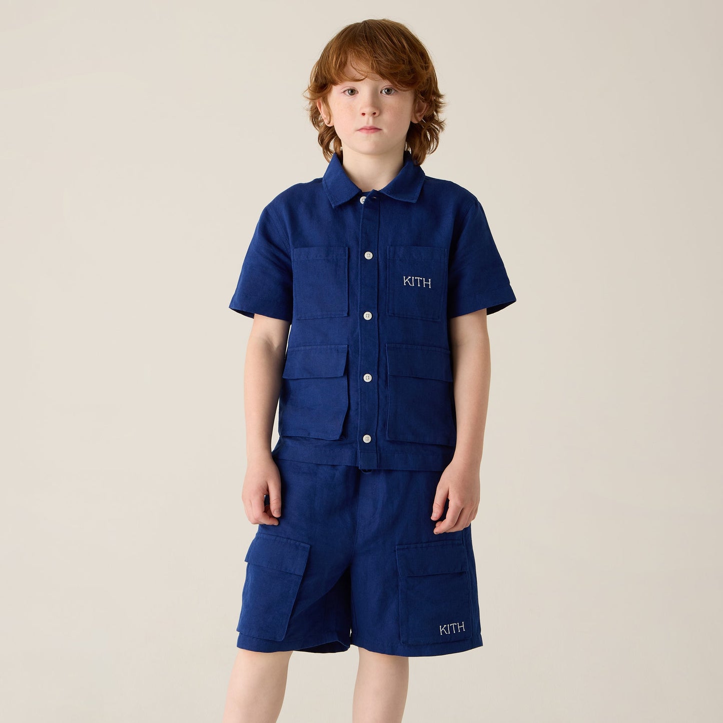 Kids Kith Kith Kids Belmont Utility Shirt - Screen