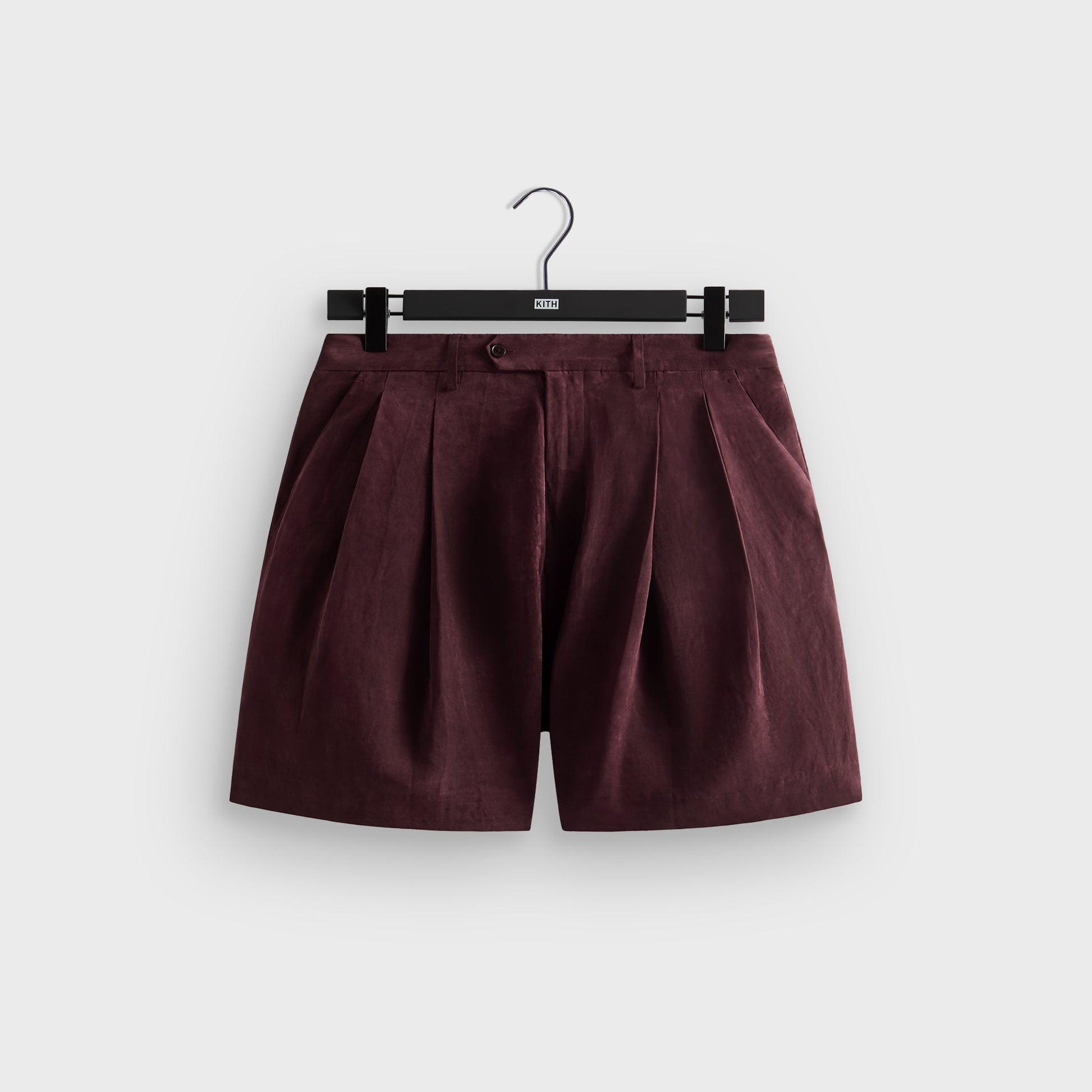 Men Kith Kith Kylan Pleated Short - Rich