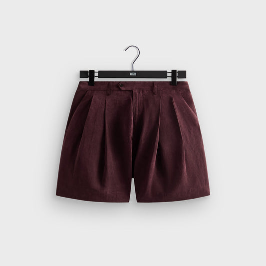 Men Kith Kith Kylan Pleated Short - Rich
