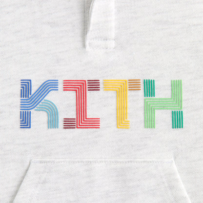 Kids Kith Kith Baby Pathways Sleeveless Hoodie - Light Heather Grey