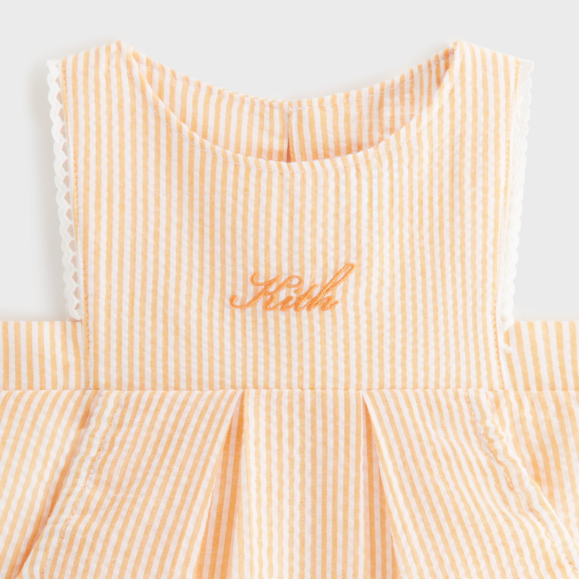 Kids Kith Kith Baby Seersucker Ainsley Dress - Calcite
