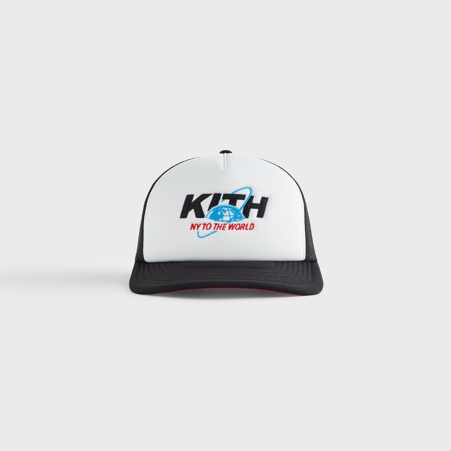 Kids Kith Kith Kids New York to the World Unisphere Trucker Hat - Black
