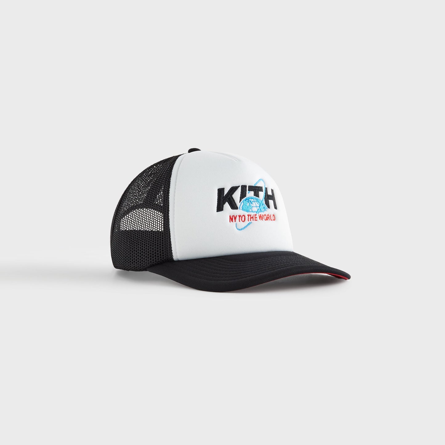 Kids Kith Kith Kids New York to the World Unisphere Trucker Hat - Black