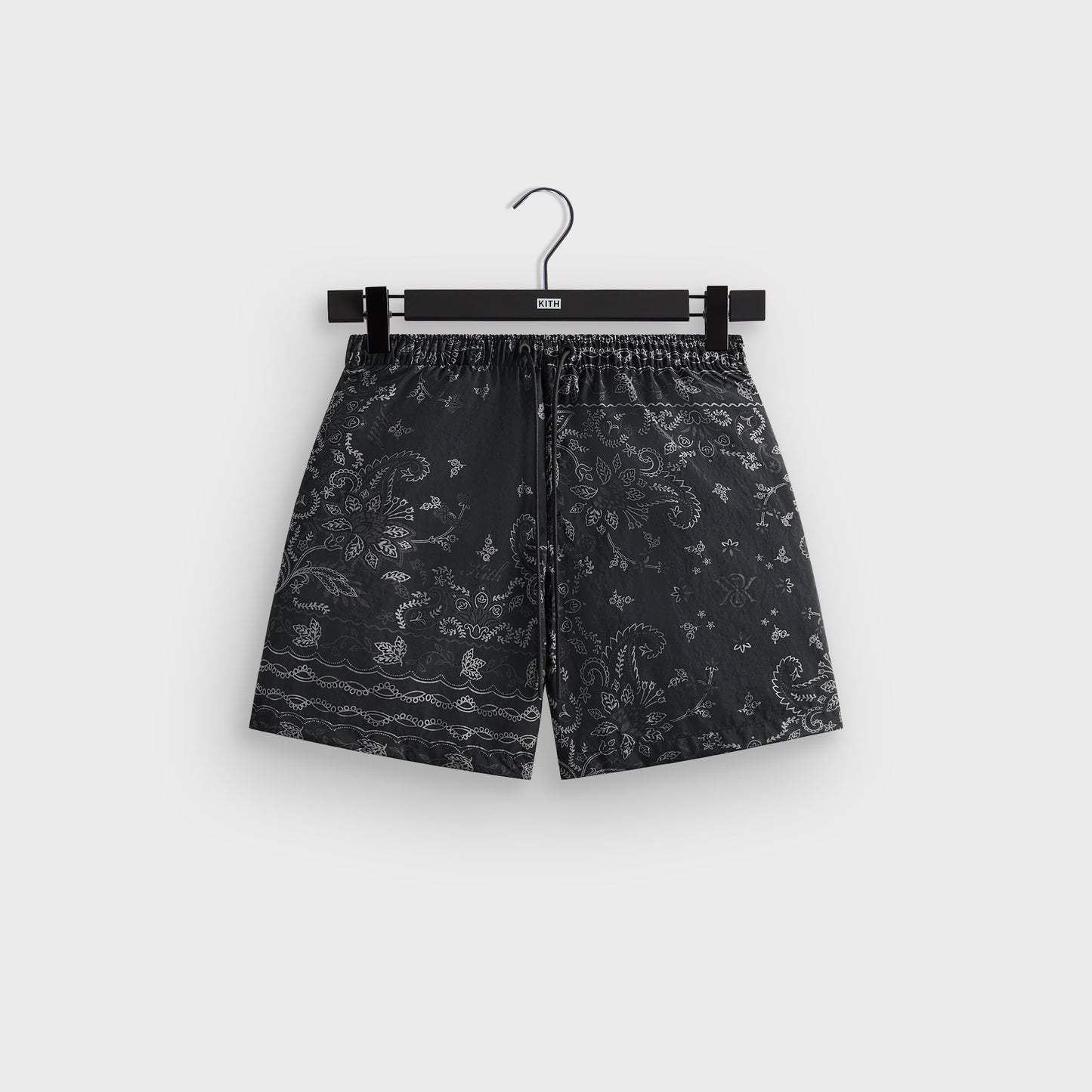 Men Kith Kith Panelled Bandana Ashton Swim Short - Black