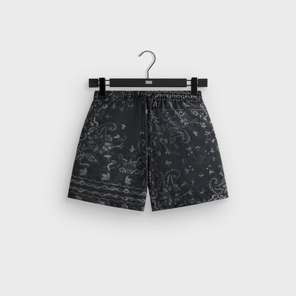 Men Kith Kith Panelled Bandana Ashton Swim Short - Black