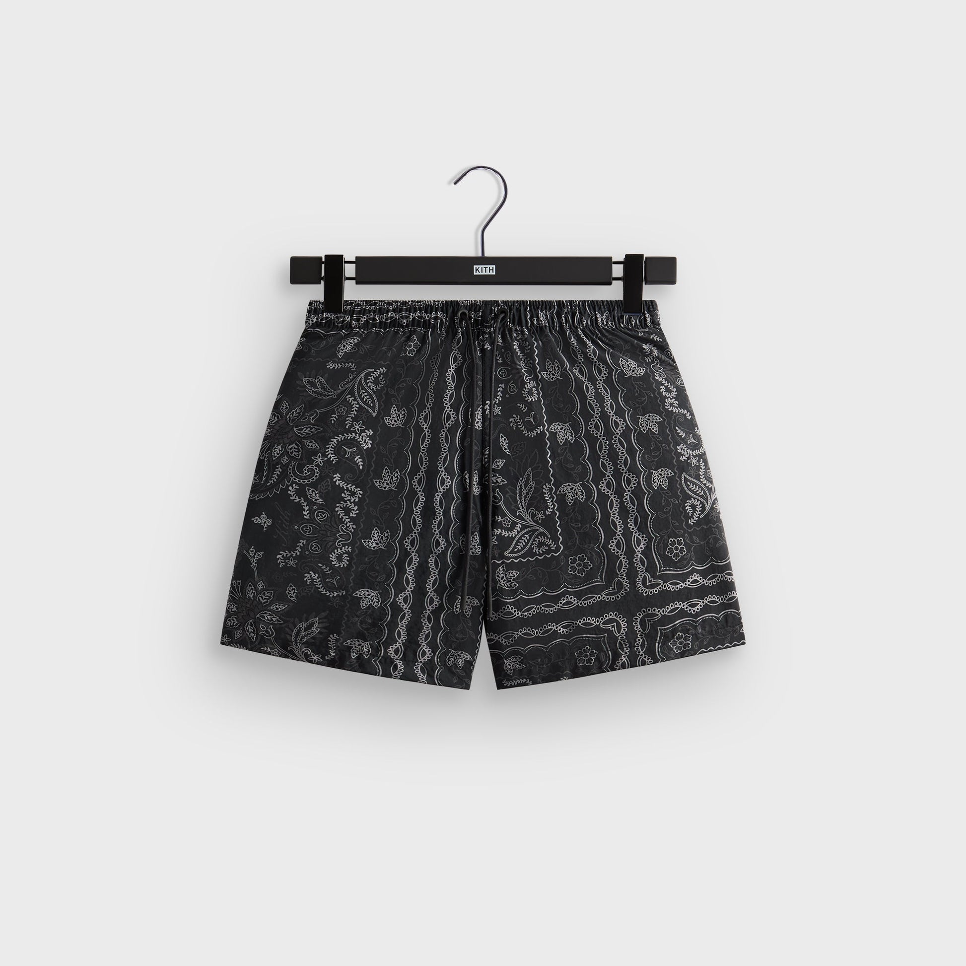 Men Kith Kith Panelled Bandana Ashton Swim Short - Black
