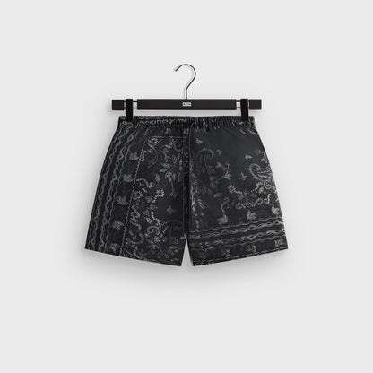 Men Kith Kith Panelled Bandana Ashton Swim Short - Black