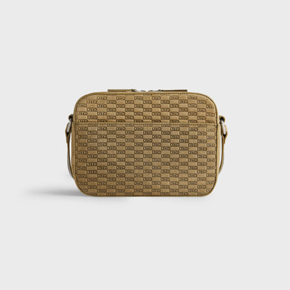 Men Kith Kith Monogram Suede Camera Crossbody - Grit