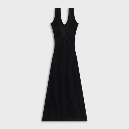 Women Kith Kith Women Monroe Deep V-Neck Dress - Black