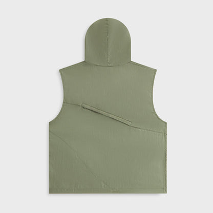 Women Kith Kith Women Verena Sporty Hoodie Vest - Bay Breeze