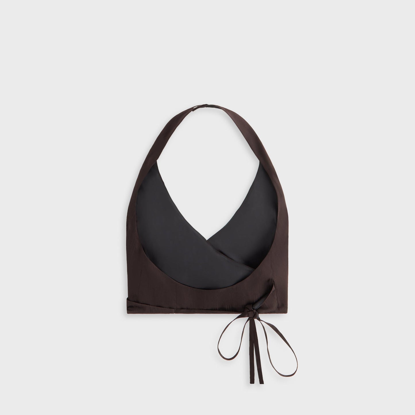 Women Kith Kith Women Shir Crest Satin Wrap Vest - Incognito