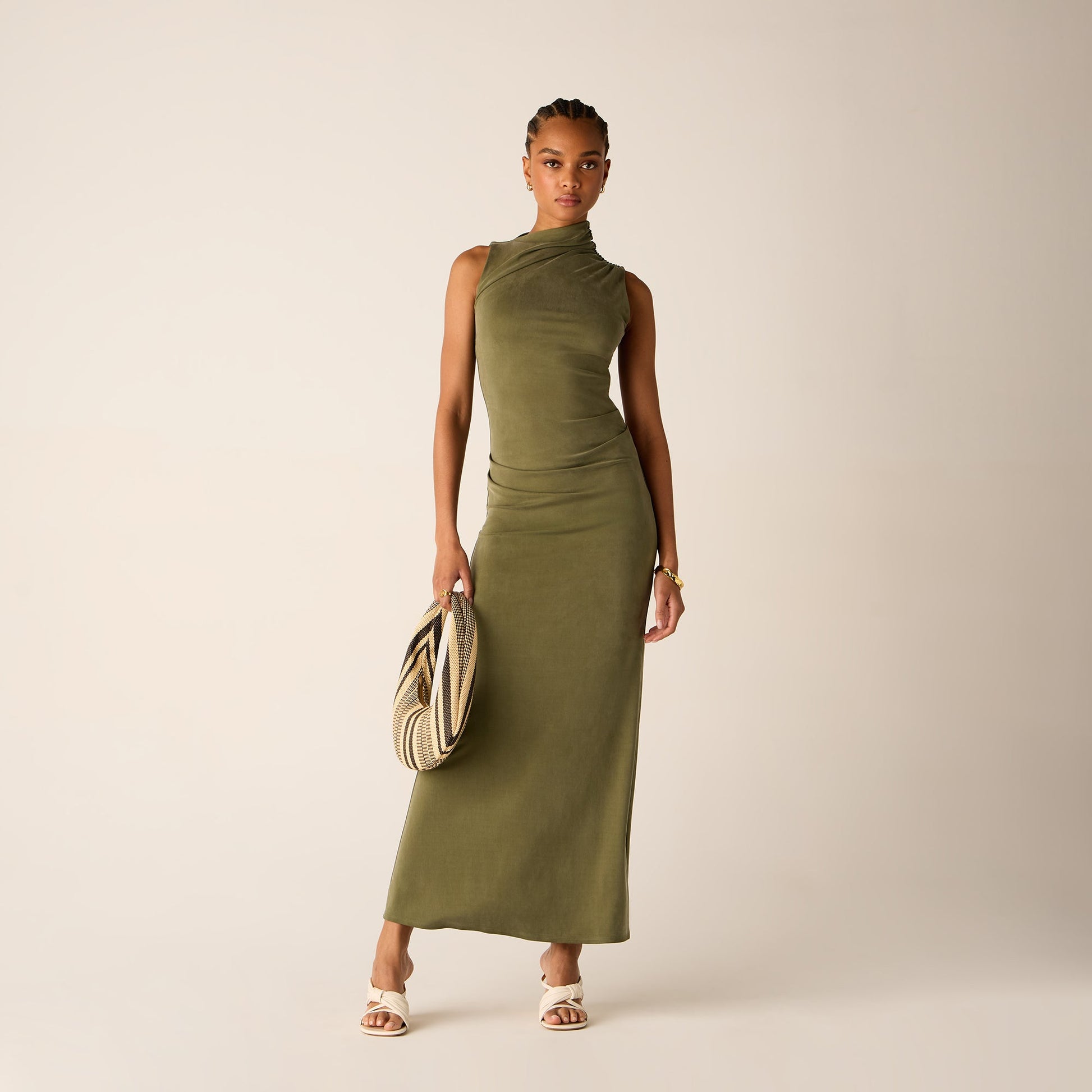 Women Kith Kith Women Delphi Draped Sueded Gown - Canopy