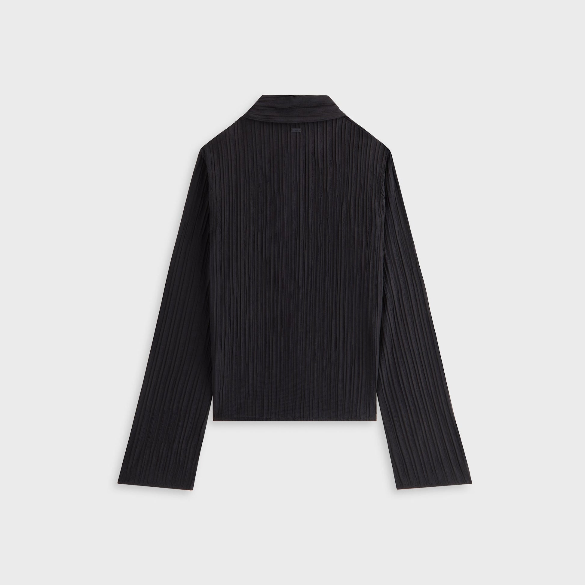 Women Kith Kith Women Elvira Plisse Button Down Shirt - Ink