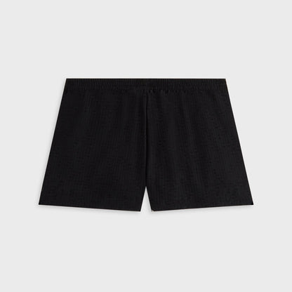 Women Kith Kith Women Ida II Clipped Jacquard Boxer Short - Black