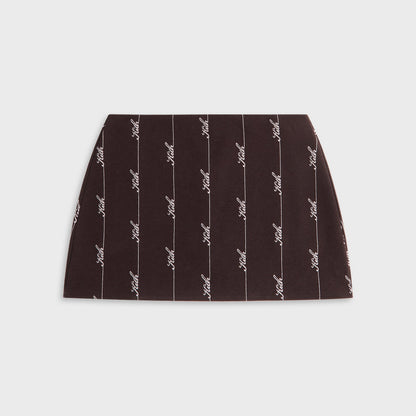 Women Kith Kith Women Sven Pique Logo Knit Skort - Incognito