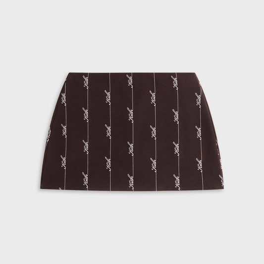Women Kith Kith Women Sven Pique Logo Knit Skort - Incognito