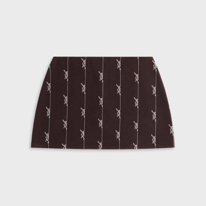 Women Kith Kith Women Sven Pique Logo Knit Skort - Incognito
