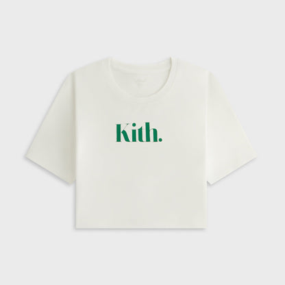Women Kith Kith Women Misha Super Crop Tee - Silk