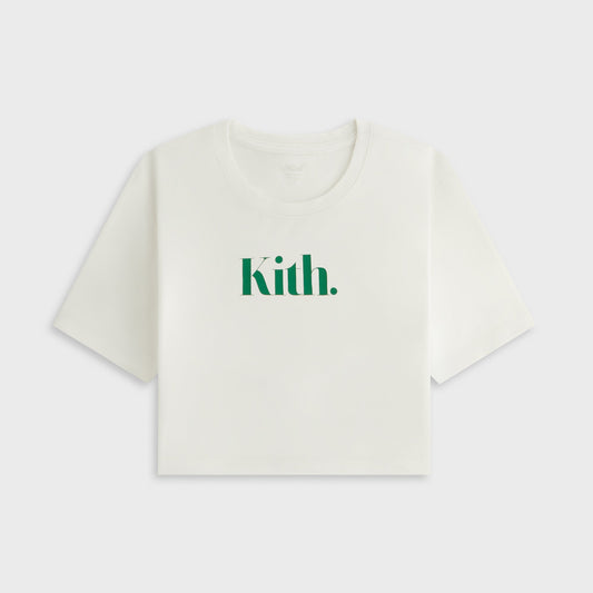 Women Kith Kith Women Misha Super Crop Tee - Silk