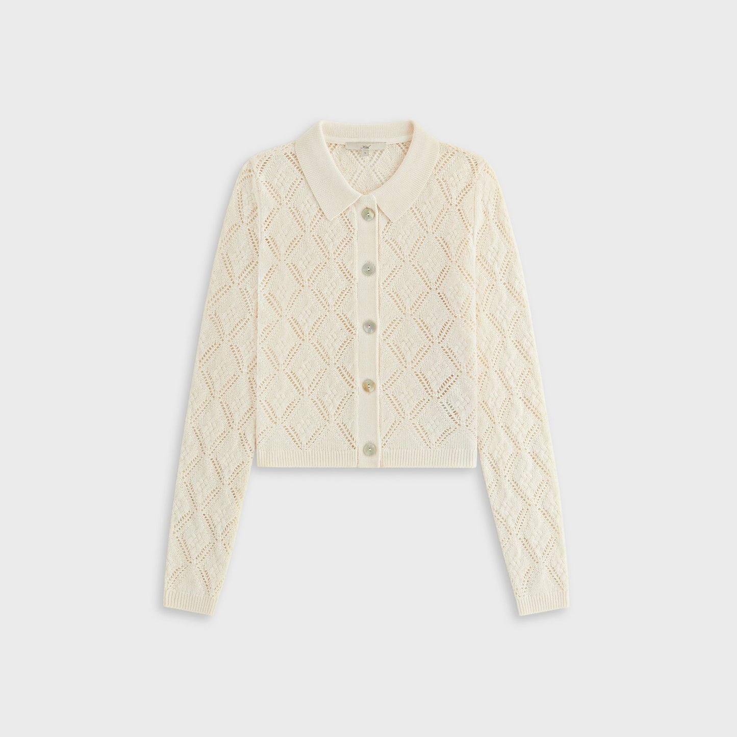 Women Kith Kith Women Tori Crochet Knit Top - Silk