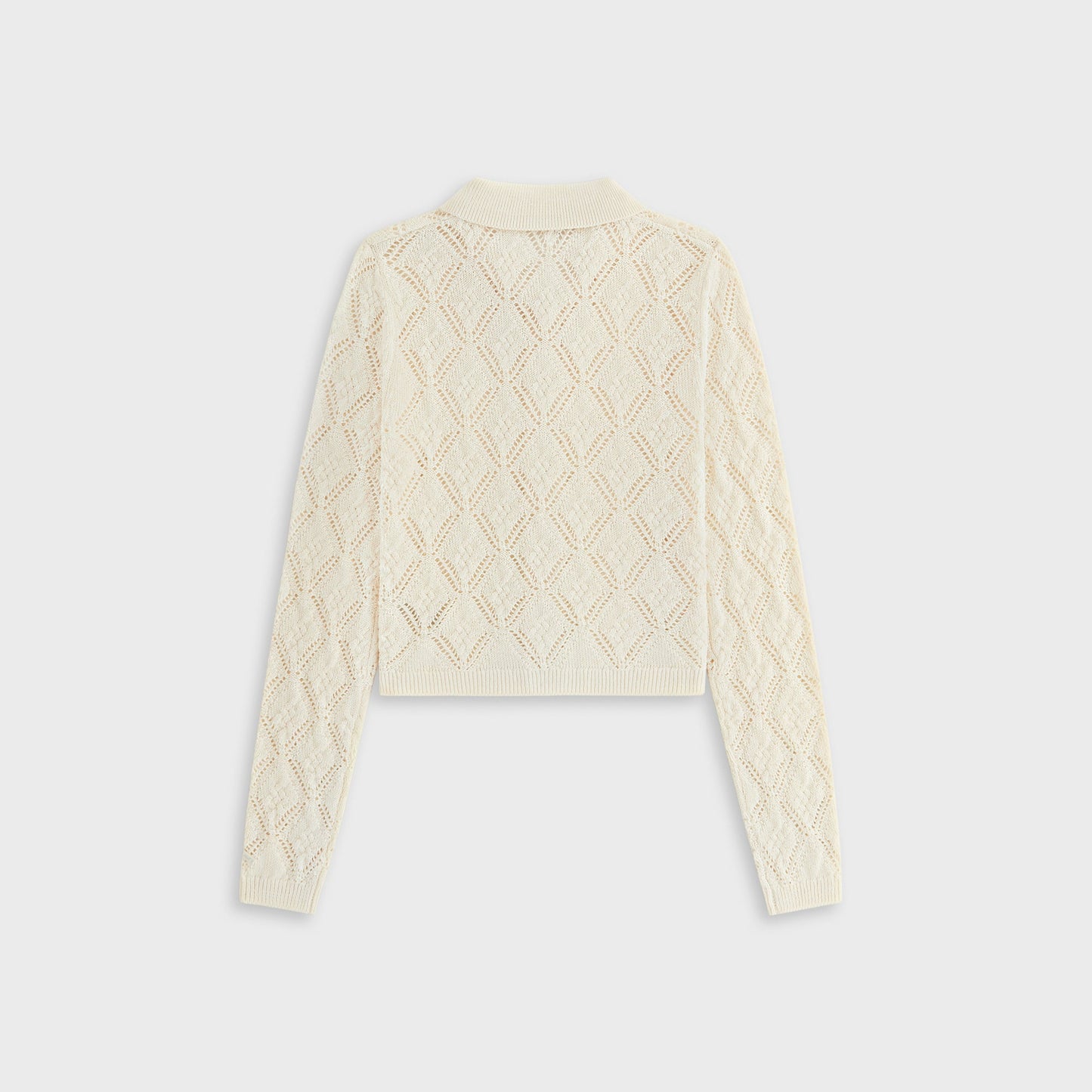 Women Kith Kith Women Tori Crochet Knit Top - Silk