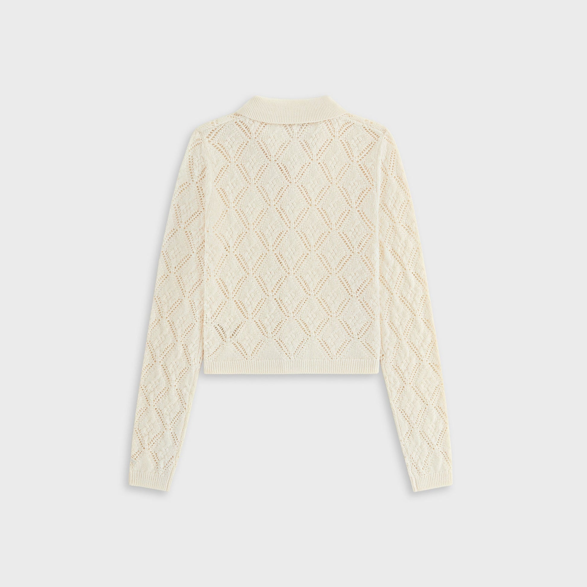 Women Kith Kith Women Tori Crochet Knit Top - Silk