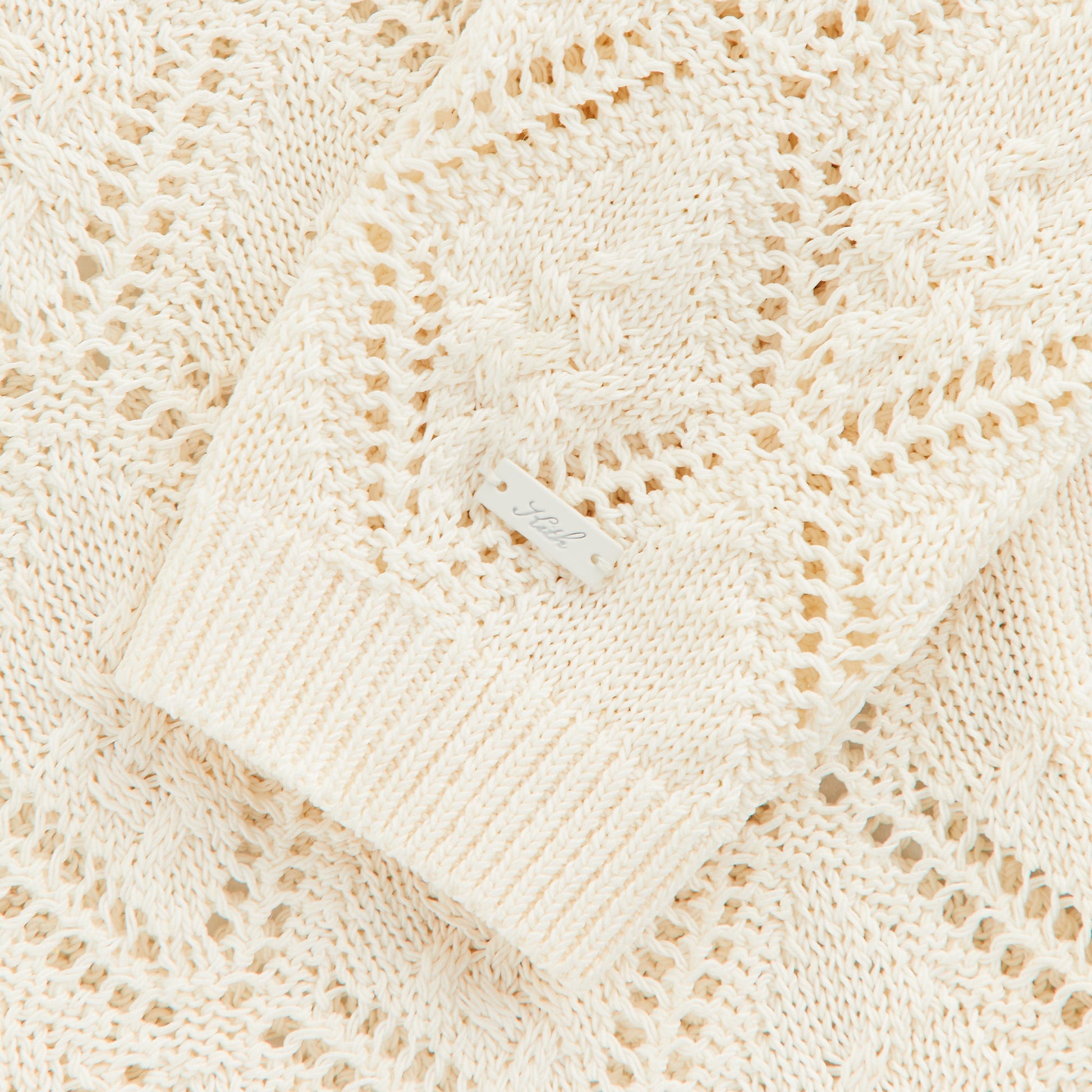 Women Kith Kith Women Tori Crochet Knit Top - Silk