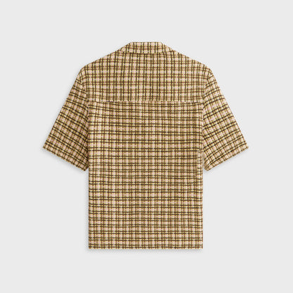 Women Kith Kith Women Elena II Bubble Check Shirt - Protea